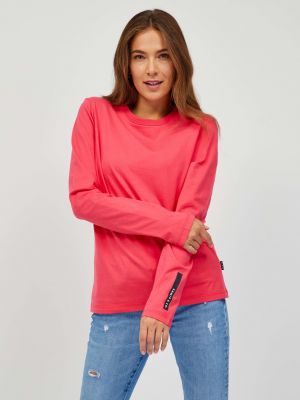 Tričko s dlouhým rukávem s dlouhými rukávy Sam 73 růžové
