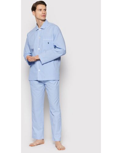 Pizsama Polo Ralph Lauren kék