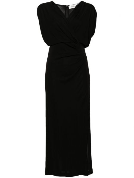 Коктейлна рокля Dvf Diane Von Furstenberg черно