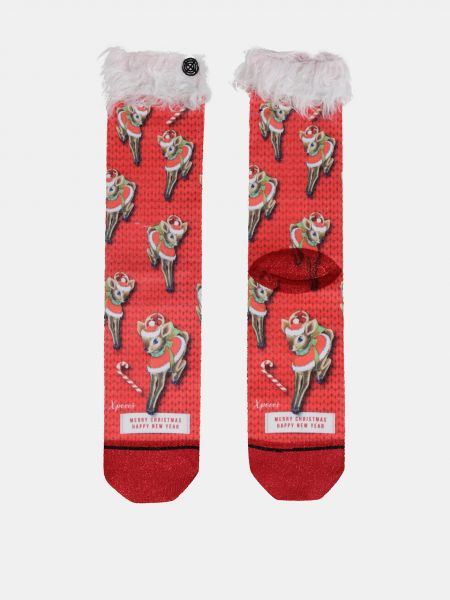 Božićni čarape Xpooos crvena