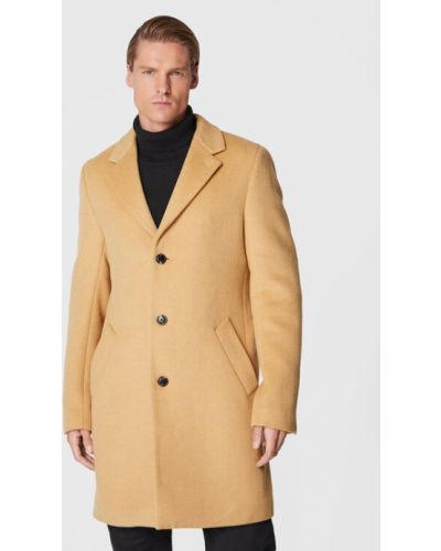 Manteau d'hiver en laine Gino Rossi beige