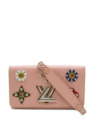 Crossbody torbica s cvetličnim vzorcem Louis Vuitton roza