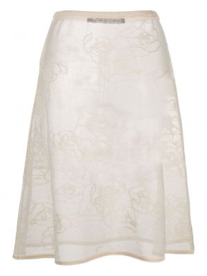 Květinové mini sukně Bimba Y Lola bílé