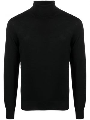 Vlněný svetr Lardini černý
