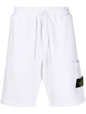 Shorts de sport Stone Island blanc