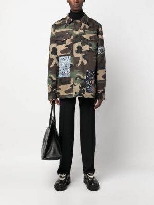 Jacke mit print mit paisleymuster mit camouflage-print Philipp Plein