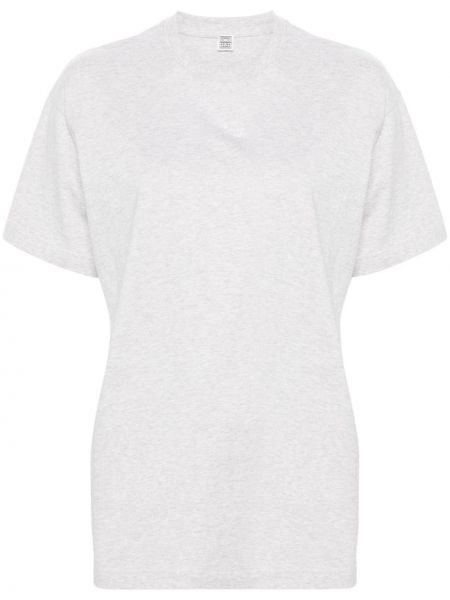 T-shirt à motif mélangé Toteme gris