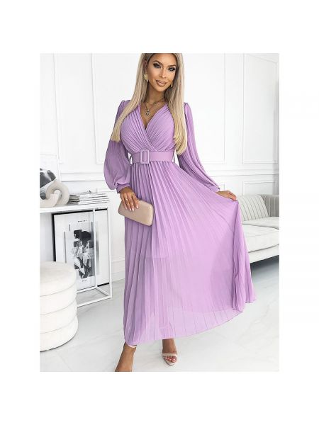 Plisované šaty Numoco fialové