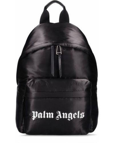 Nylon rucksack mit print Palm Angels