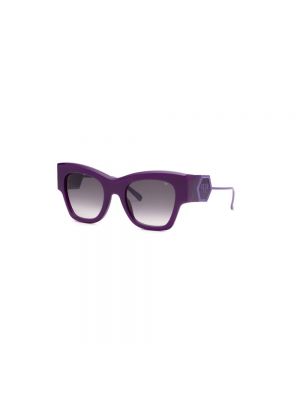 Okulary przeciwsłoneczne gradientowe Philipp Plein fioletowe