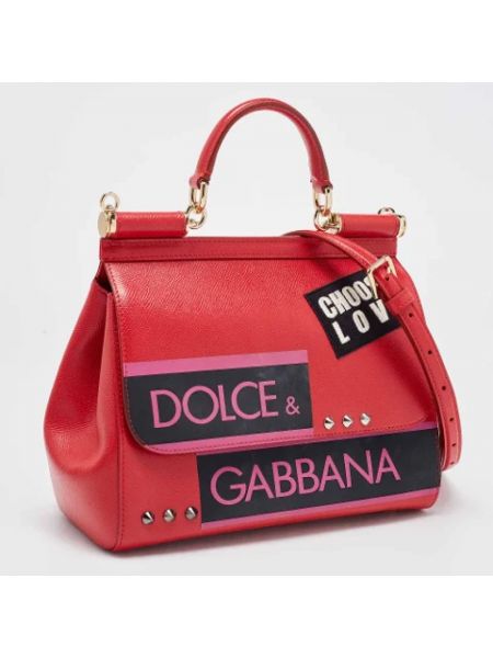 Bolso cruzado de cuero Dolce & Gabbana Pre-owned