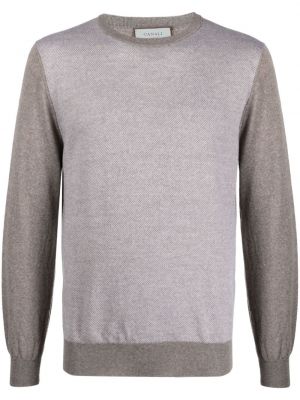 Sweter wełniany Canali beżowy