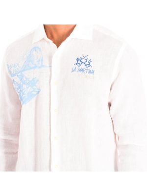 Koszula z długim rękawem La Martina biała