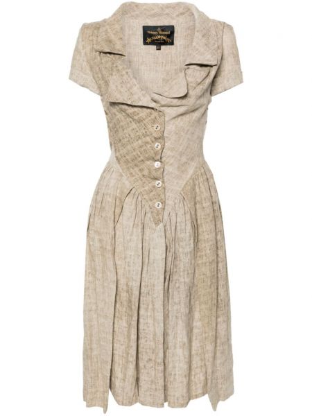 Ravna haljina Vivienne Westwood Pre-owned bež