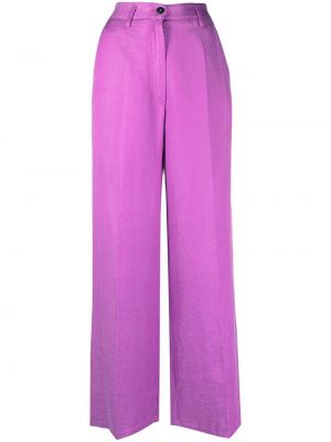 Pantaloni baggy Forte Forte viola