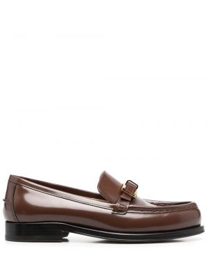 Loafers med spenne Sergio Rossi brun