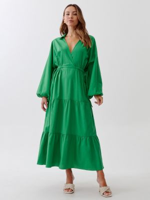 Košeľové šaty Tussah zelená