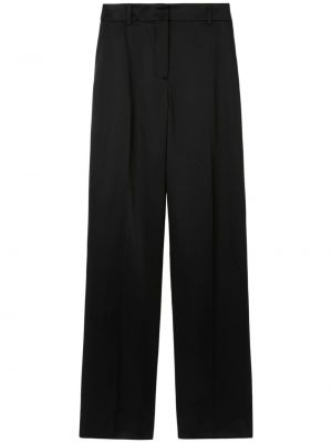 Pantalon large plissé Burberry noir