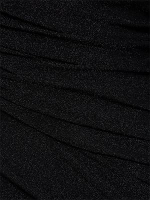 Mini vestido de tela jersey Alexandre Vauthier negro