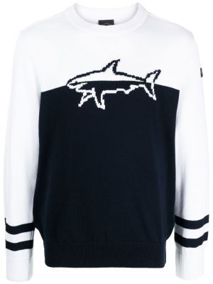Жакардов пуловер Paul & Shark