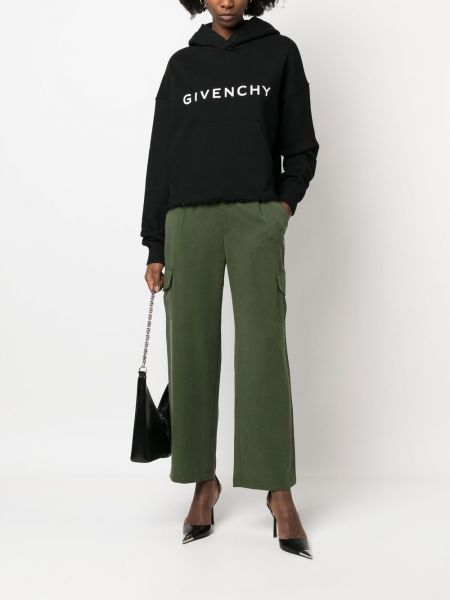 Bluza z kapturem bawełniana z nadrukiem Givenchy