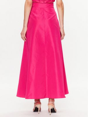 Voľná priliehavá dlhá sukňa Pinko ružová