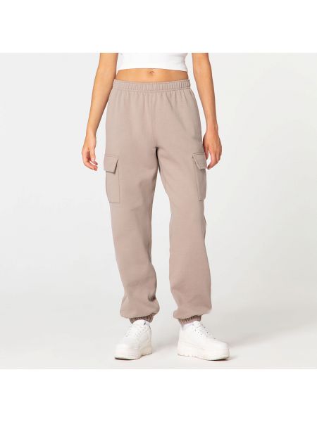 Женские брюки Street Beat Cargo Jogger Fleece бежевые