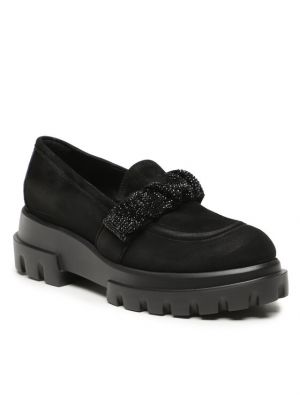 Pantofi loafer Agl negru