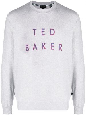 Siuvinėtas džemperis Ted Baker pilka