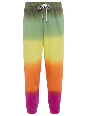 Памучни спортни панталони с tie-dye ефект Polo Ralph Lauren