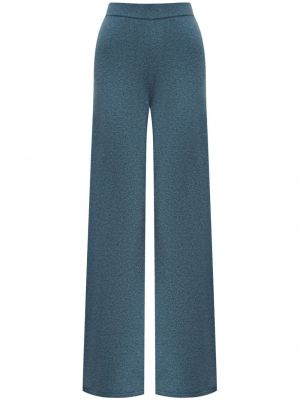 Kašmírové rovné kalhoty 12 Storeez modré