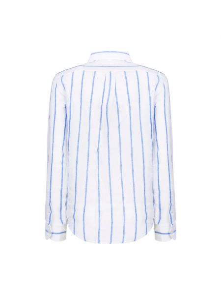 Lniana koszula w paski Ralph Lauren