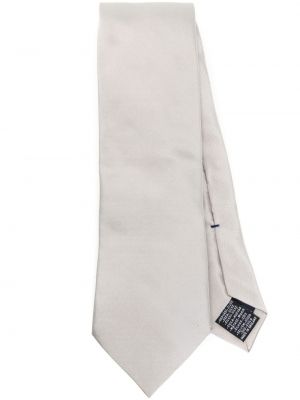 Копринена сатенена вратовръзка Paul Smith сиво