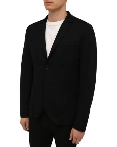 Шерстяной пиджак Harris Wharf London черный