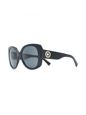 Okulary przeciwsłoneczne oversize Versace Eyewear czarne