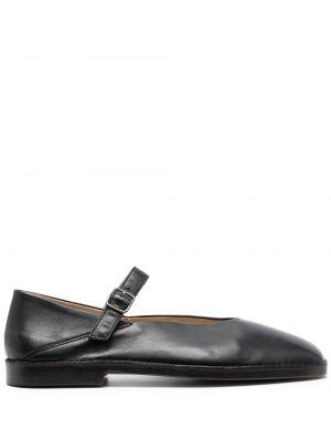 Кожени ниски обувки Lemaire черно