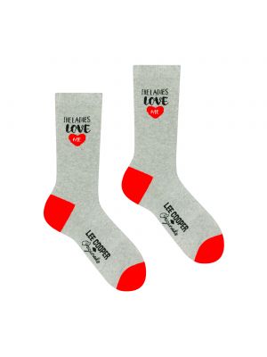 Ponožky Lee Cooper sivá