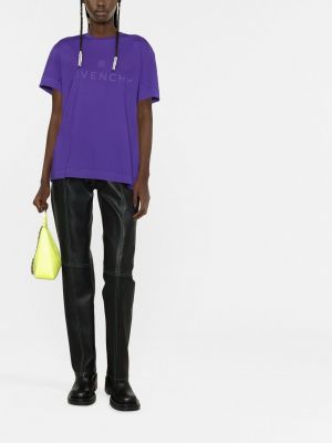 T-shirt à imprimé Givenchy violet