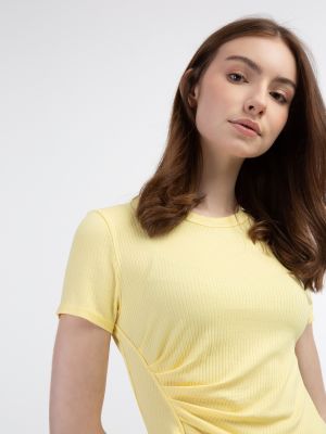 T-shirt Mymo giallo