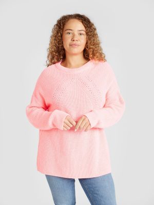 Pullover Only Carmakoma rosa