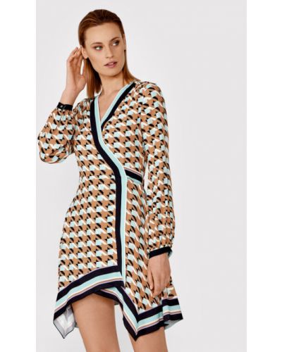 Simple Hétköznapi ruha SUD083 Barna Regular Fit