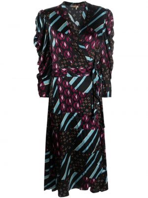 Φόρεμα με σχέδιο Stella Nova μαύρο
