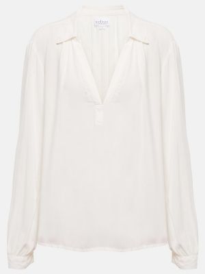 Βελούδινη μπλούζα Velvet λευκό