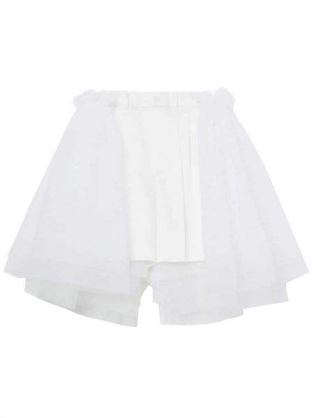 Kratke hlače od tila Noir Kei Ninomiya bijela
