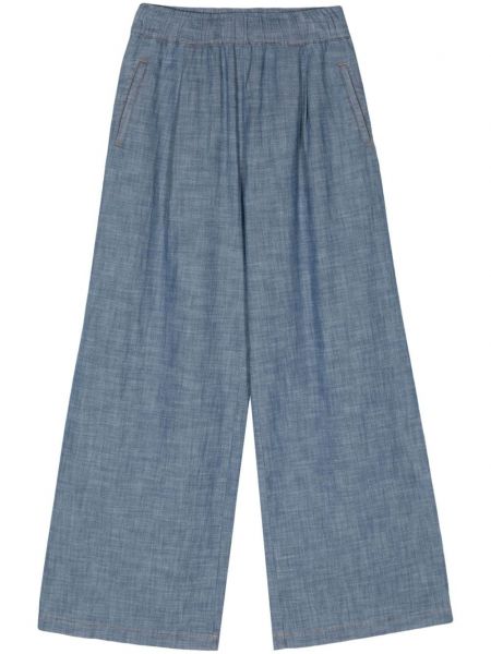 Pantalon droit Semicouture bleu