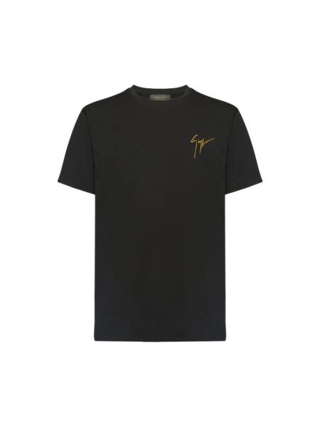 T-shirt mit rundem ausschnitt Giuseppe Zanotti schwarz