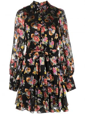 Trykt floral dress Alice+olivia svart