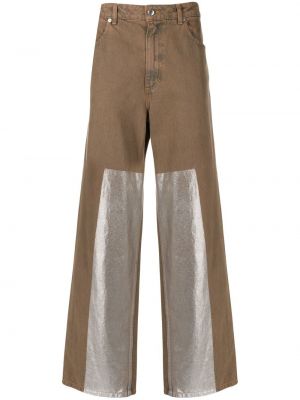 Relaxed fit jeans Eckhaus Latta brun