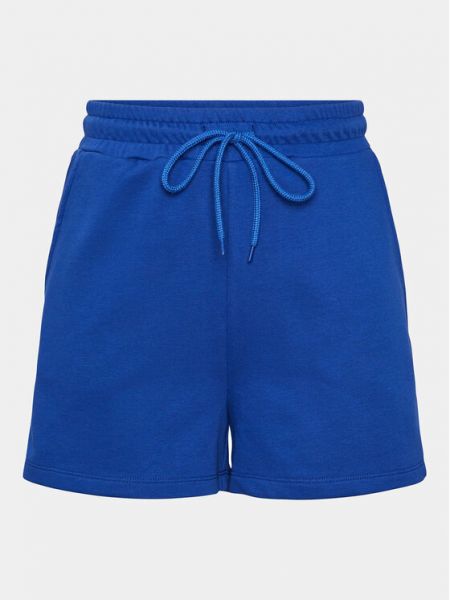 Pantaloni scurți de sport Pieces albastru