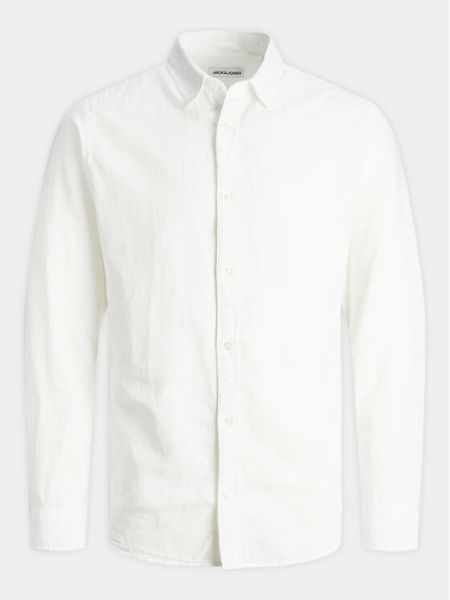 Риза slim Jack&jones бяло